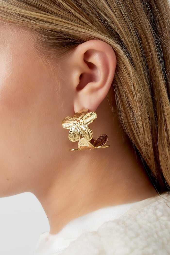 Boucles d'oreille Vanille
