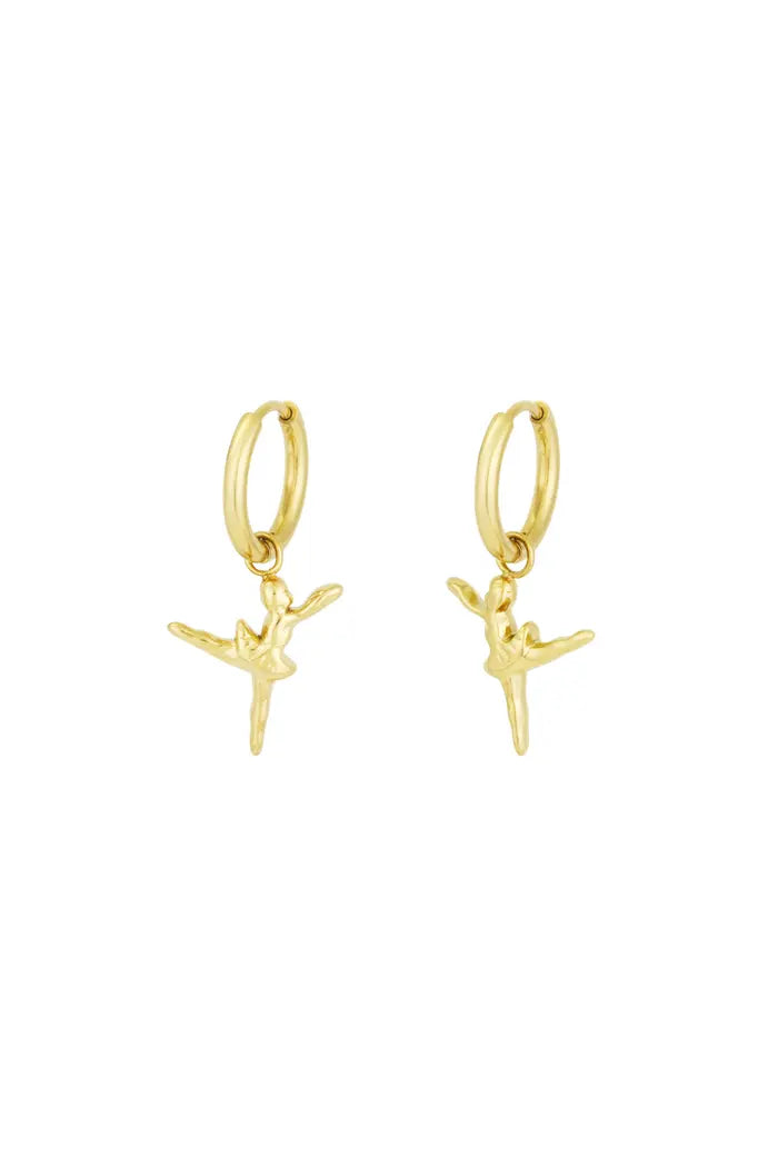 Boucles d'oreille Rose