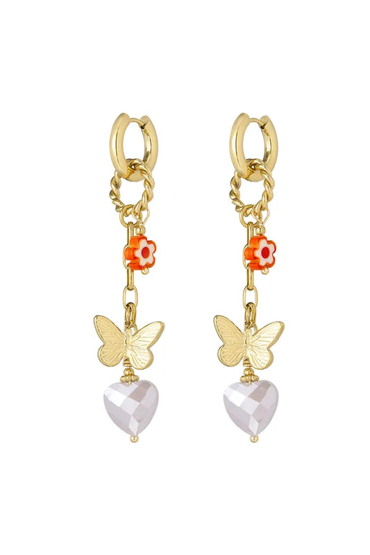 Boucles d'oreille Ambre